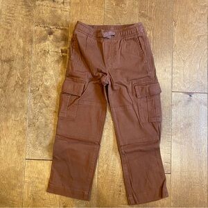 NWT Lands' End Kids' Dark Carmel Cargo Pants